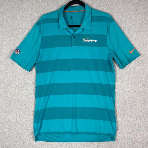 Nike Other - Miami Dolphins Mens M Nike NFL On Field Dri Fit Polo Shirt